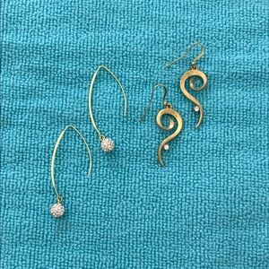 Gold Earrings Set